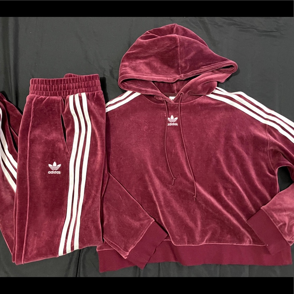 ADIDAS velour set